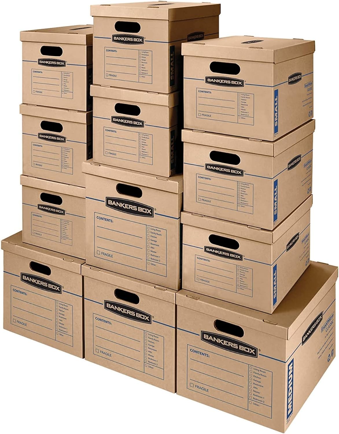 Pack de cajas para mudanzas de oficina grande
